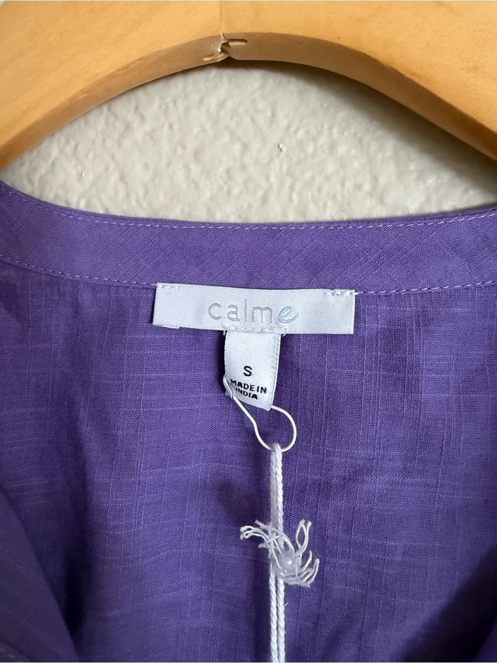 Johnny Was Calme Yoke Trim Blouse Paisley Purple Size Small NWT Unreleased